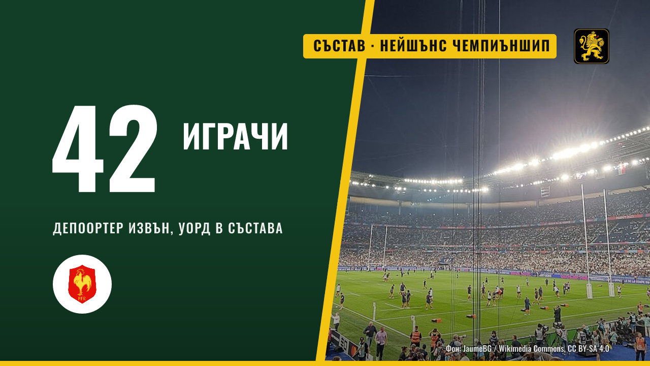 Галтие обяви състав от 42 играчи, Депоортер остава извън него