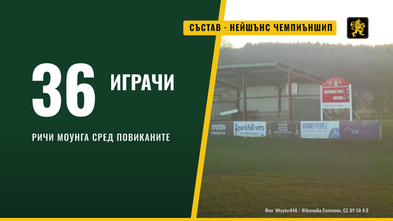 Ричи Моунга е повикан отново в Ол Блекс за Нейшънс чемпиъншип