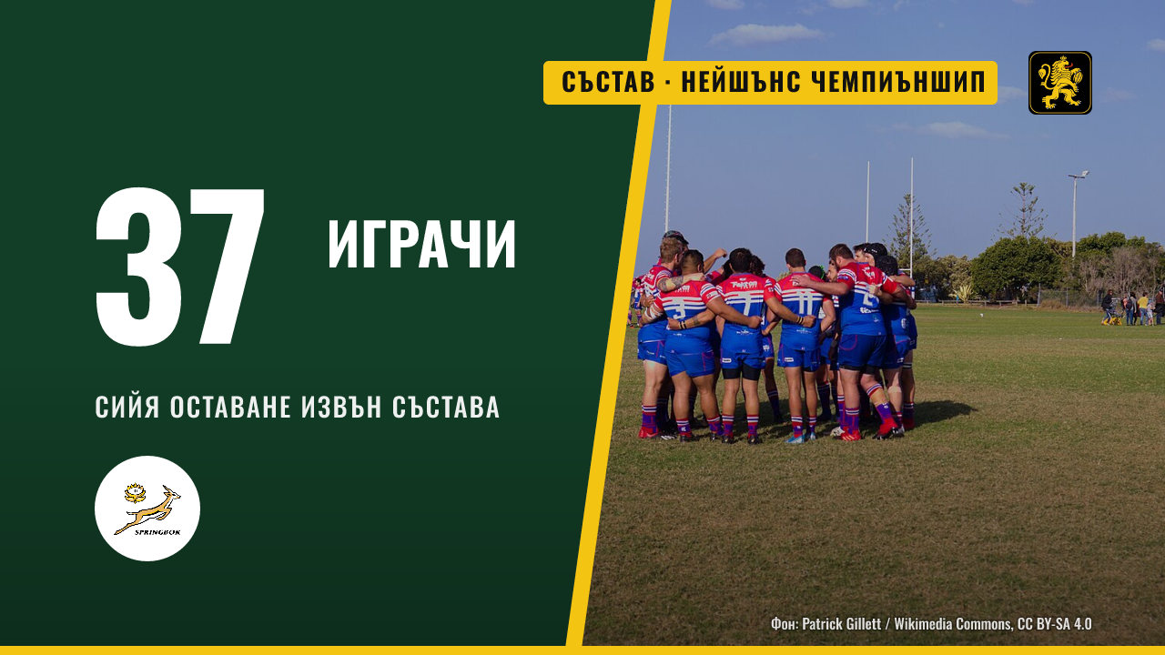 Сийя остава извън състава на Спрингбокс за Нейшънс чемпиъншип