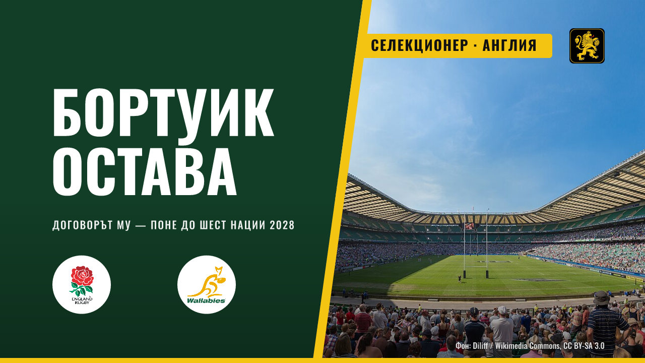 Стив Бортуик вероятно остава начело на Англия до след Шест нации 2028