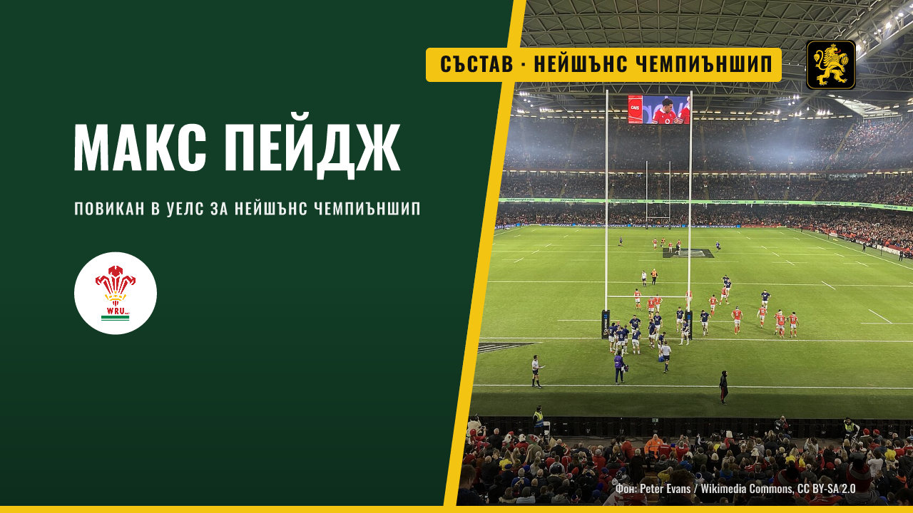 Уелс обяви промени в състава за Нейшънс чемпиъншип